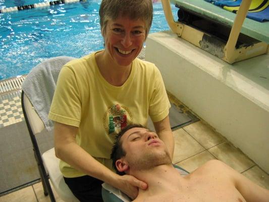 Experienced with swimmers, runners, bicyclists, and other athletes. Particular experience with performing artists.