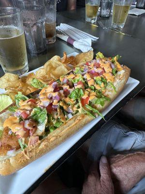 The birthday boy's meal