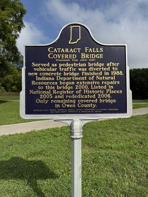 Cateract Falls Covered Bridge