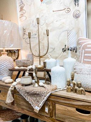 One of the many curated collections of home decor