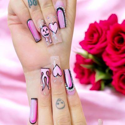 Acrylic nails by Chelsea