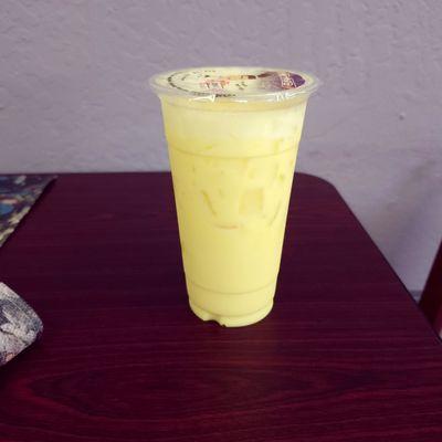 Vegan Pineapple Bubble Tea