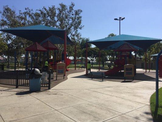 Kids Play area next to library and bathrooms, quiet and clean in the mornings.