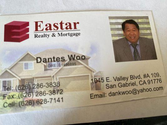 Dantes Woo Business card