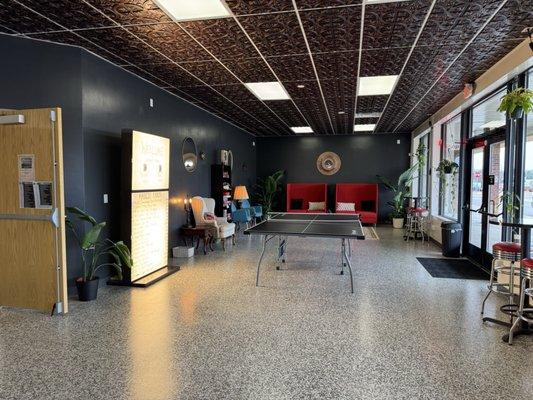 Front window space (outside of game table room)