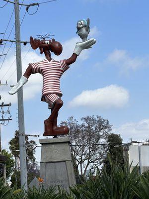 The Rocky and Bullwinkle Statues