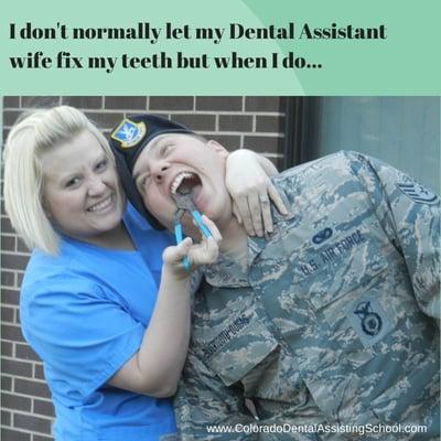 Instructors love to goof around