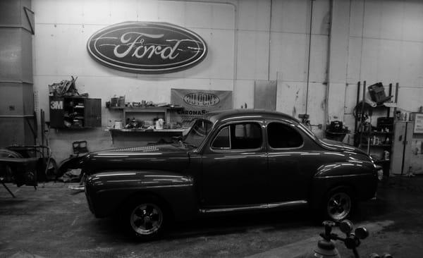 Inside the AutoBodyShop of Minneapolis where all the Magic happens.