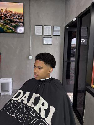 Mid Taper with hooks. Work done by Barber Dan.