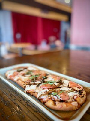 Margherita Flatbread from True Music Bar and Room.