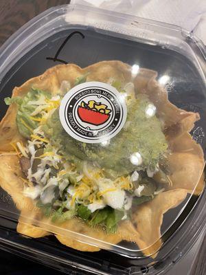 Container for the taco bowl