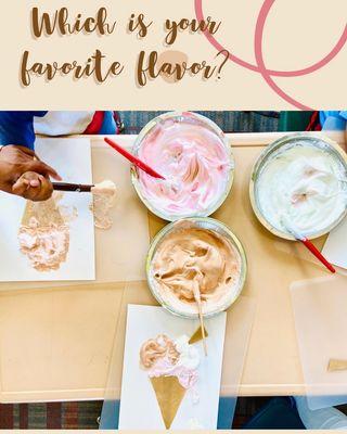 Keeping cool with Ice Cream crafts.