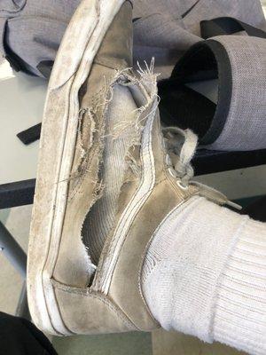 Ruined shoe
