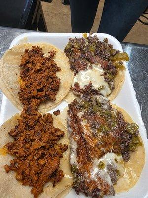 Pastor taco and sonora style