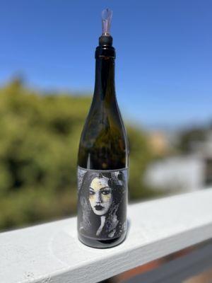 2020 Reserve Tannat (only 3 barrels produced) Label artwork by Aja Trier