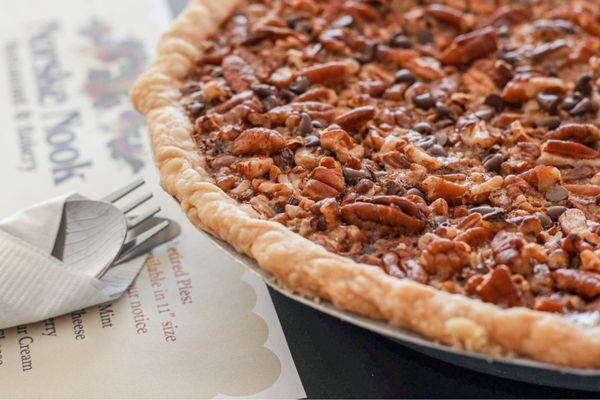 Bourbon pecan pie