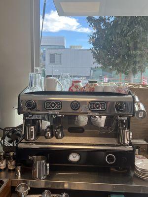 Espresso drinks crafted on site