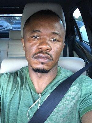 Stopping to compare gas prices.