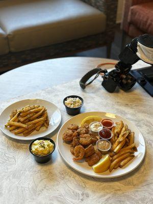 Potato salad, coleslaw fries and our flavorful delicious shrimp.