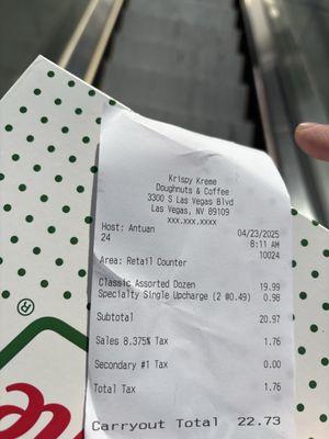 Address of the location