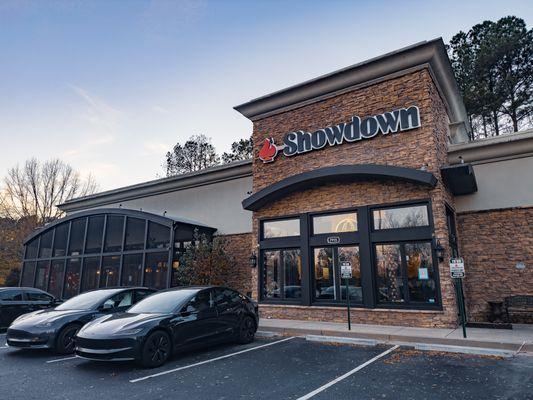 Store front of Showdown