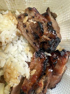 chicken was way overcooked