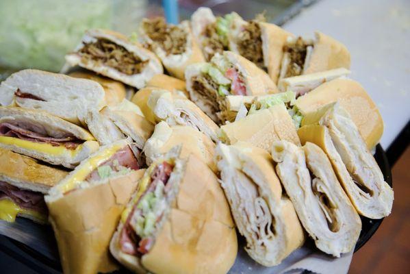 Mini sandwiches for parties