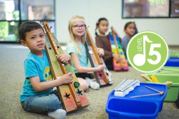 Kindermusik Musicians/Level 5 Year 2 (Ages 6 - 7 years) - adults (and siblings) join the last 15 minutes