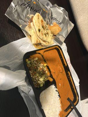 Butter Chicken Combo $16.23 (October 25 prices)