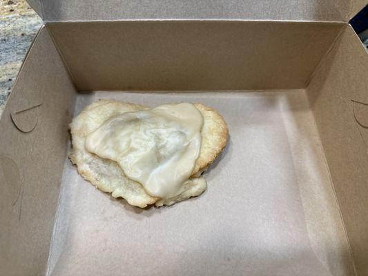 Gluten free peach Pop Tart