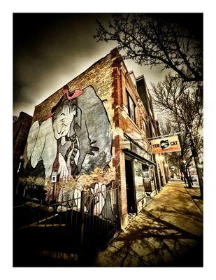 Late Night Stop @Ten Cat Tavern 3931 N Ashland Ave, Chicago, IL Dive Bar Pools Good Music Good Vibes Art Exhibitions . Cool!