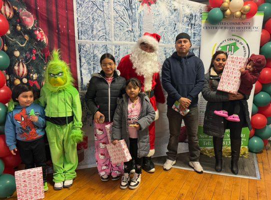 Toys distribution to over 400 children and youth 2024. UCCW thanks to Toys and Tots, the Robison Family and other friends.