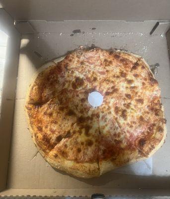 What i actually received for a "large" pie.