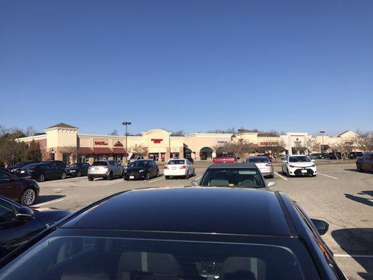 View from another side of the parking lot