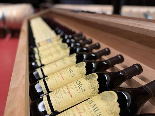 Caymus wine bottles!
