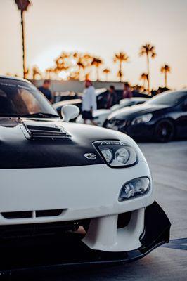 Sunset views at our meet last Friday! Keep an eye out on our Instagram for events and meets ~ @hiveautogarage