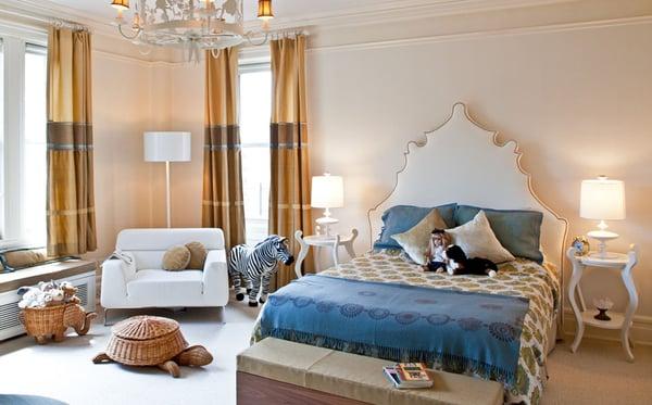 Making a bedroom for a young girl to grown into a young lady. Such fun & magic.