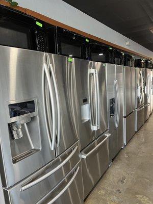 Stainless steel fridges