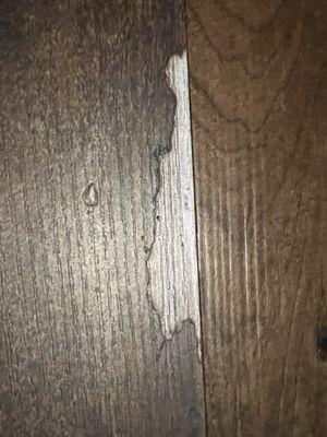 Flooring laminate separation