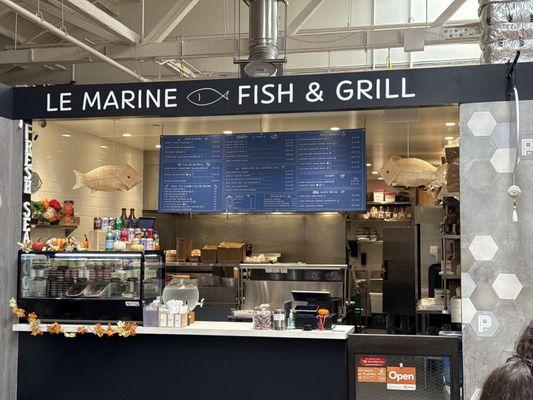 Kiosk inside food court