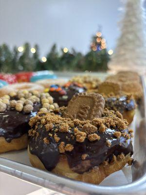 Reese's puff, biscoff and M&Ms