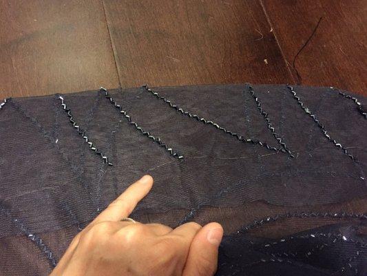 This thin (not strong) thread lasted 30 minutes! I could have hemmed/sewn this in 10 minutes-not quality work!