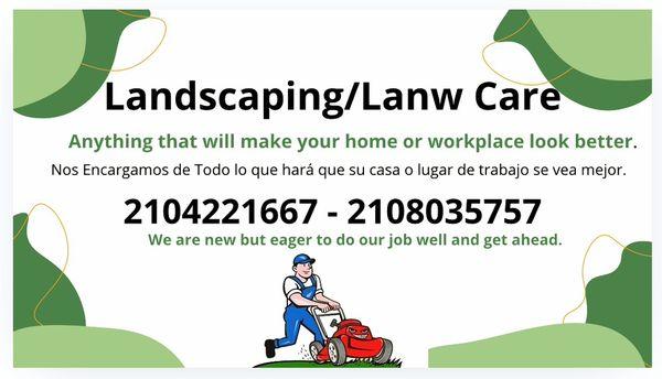 Landscanping & Lanw care R’J