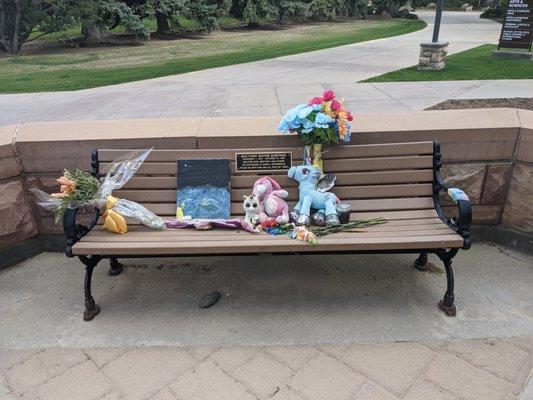 Matthew Shepard Memorial Bench