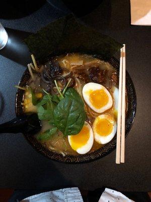 Miso Ramen w/extra egg.