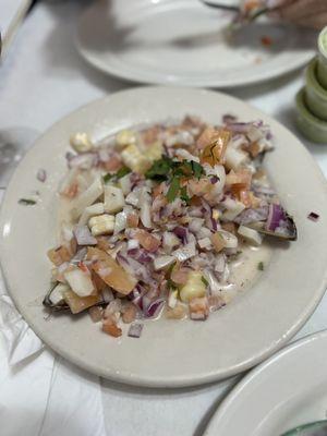 Chorros 6 Choritos a la Chalaca