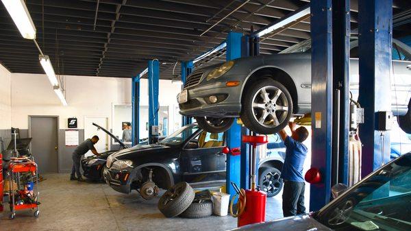 714-369-2977 - 7542 Warner Ave. #101, Huntington Beach, CA 92648 BMW, Mercedes, Audi, Mini, Porsche,VW service specialists.