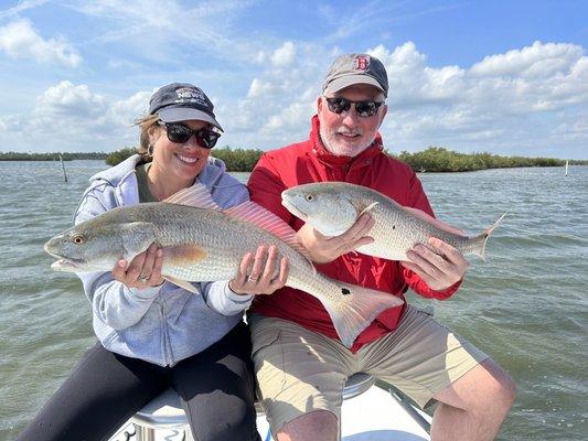 Redfish are chewing!!