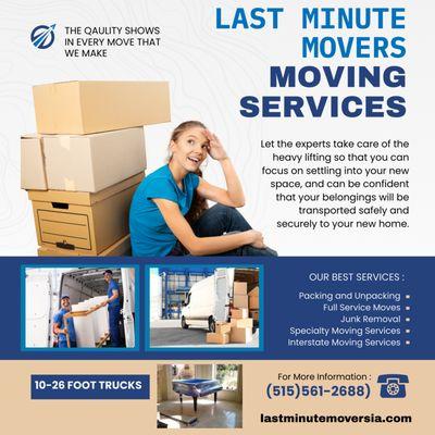 Last Minute Movers