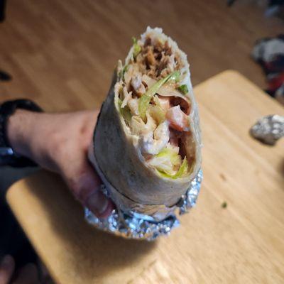 Pork burrito